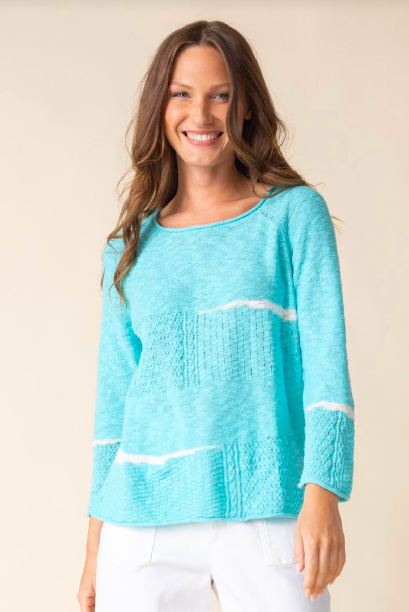 Habitat Spring Speckle Boatneck Pullover