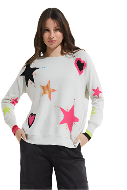 Zaket & Plover Hearts & Stars Sweater