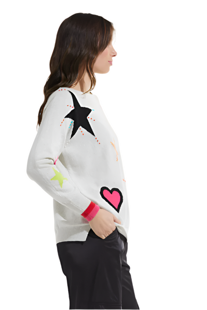 Zaket & Plover Hearts & Stars Sweater