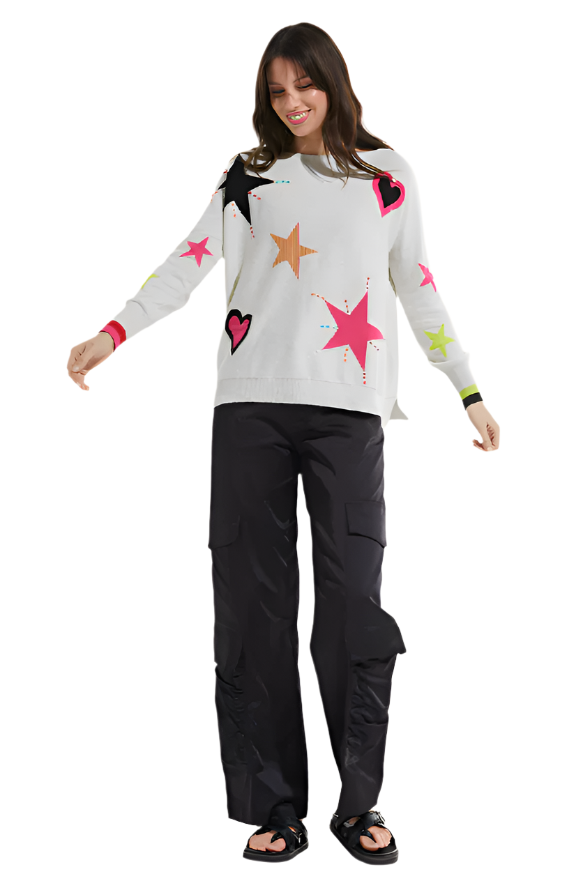 Zaket & Plover Hearts & Stars Sweater