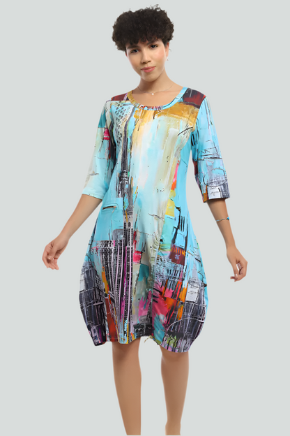 Parsley & Sage Adjustable Hem Chicago Dress-25% OFF