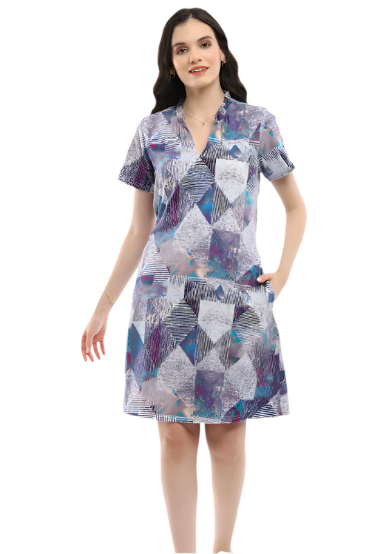 Parsley & Sage Maida Short Sleeve Dress