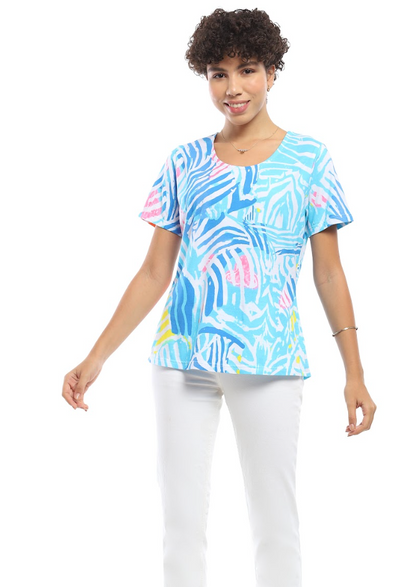 Parsley & Sage Wendy Short Sleeve Top