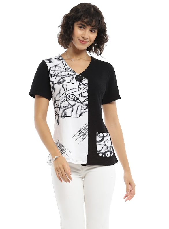 Parsley & Sage Belle Short Sleeve Top