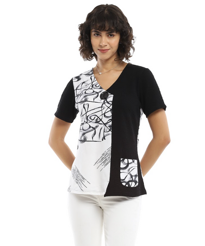 Parsley & Sage Belle Short Sleeve Top