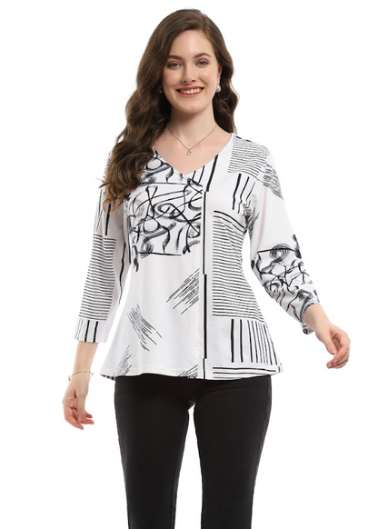 Parsley & Sage Belle V Neck Top