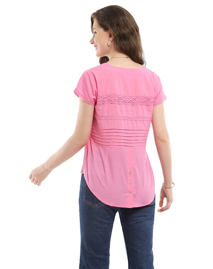 Parsley & Sage Doreen Short Sleeve Top