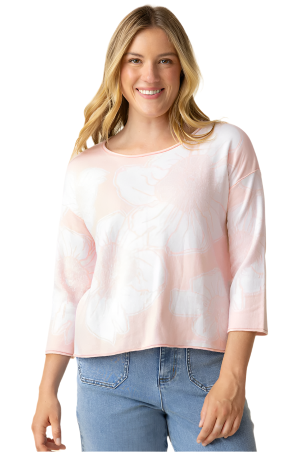 Habitat Floral Jacquard Pullover