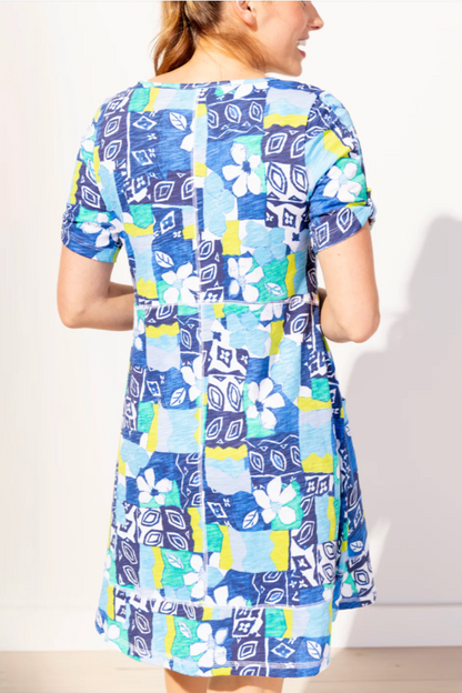 Escape Hand Block Bistro Dress