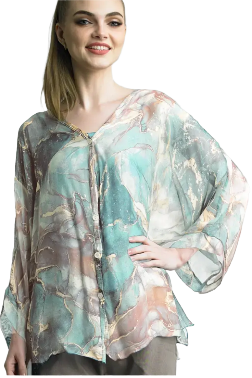 Tempo Paris Silky Print Tunic