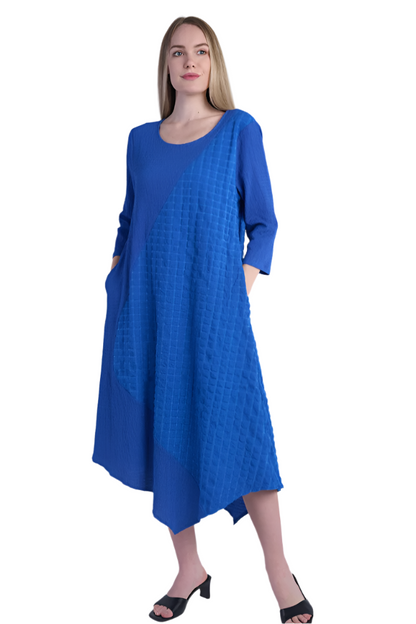 Shana Puffer Mix Media Dress