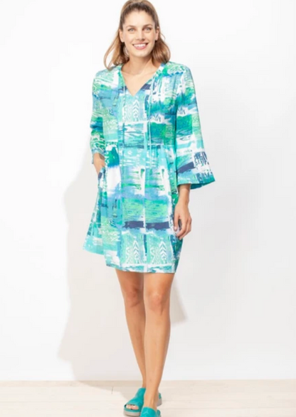 Escape Crinkle Rayon Seaside Dress