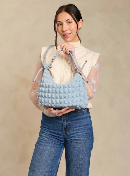 Ruched crossbody bag sale