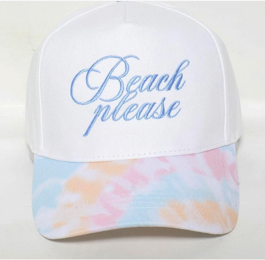 Beach Please Hat-Pink