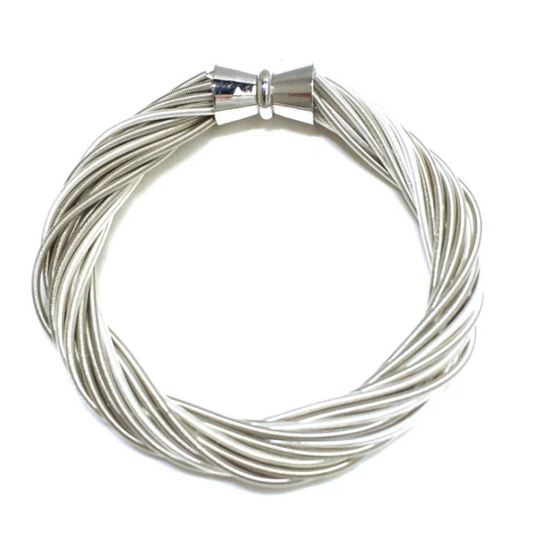 Sea Lily Piano Wire Twist Bracelet