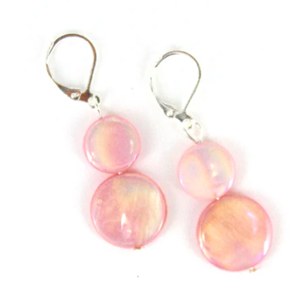 Sea Lily Mother of Pearl Earrings
