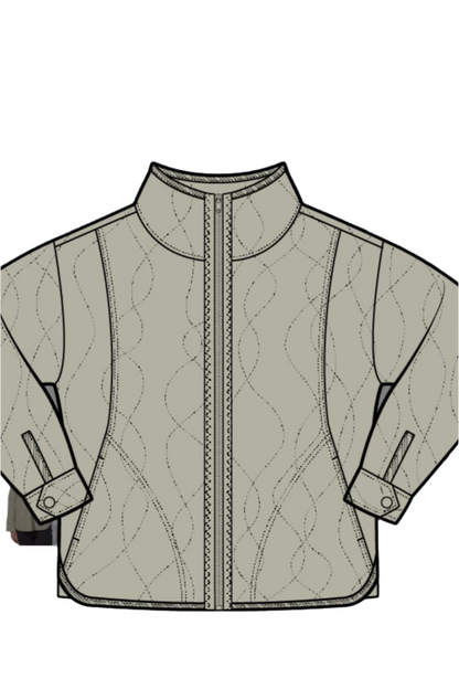 Escape Wave Quilt Altitude Jacket-NEW