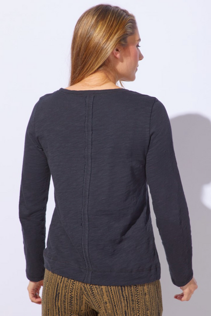 Escape Cotton Slub Stay Centered Tee-NEW