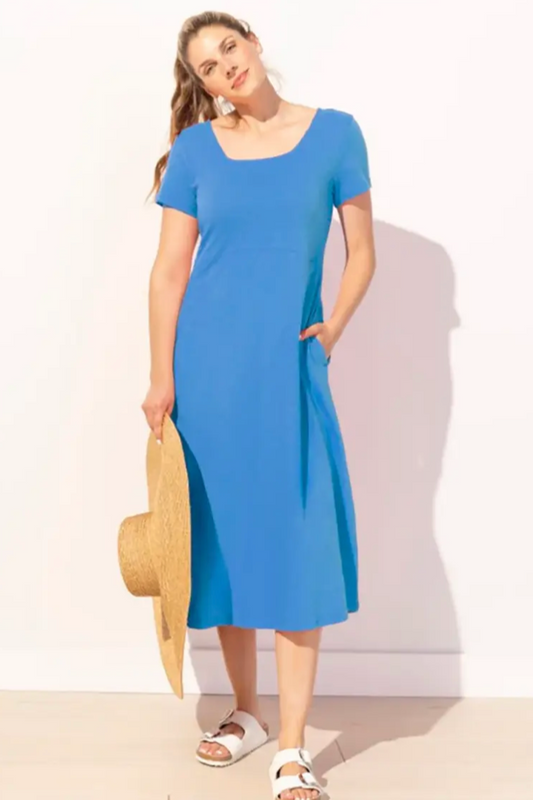 Escape Cotton Slub Cafe Dress