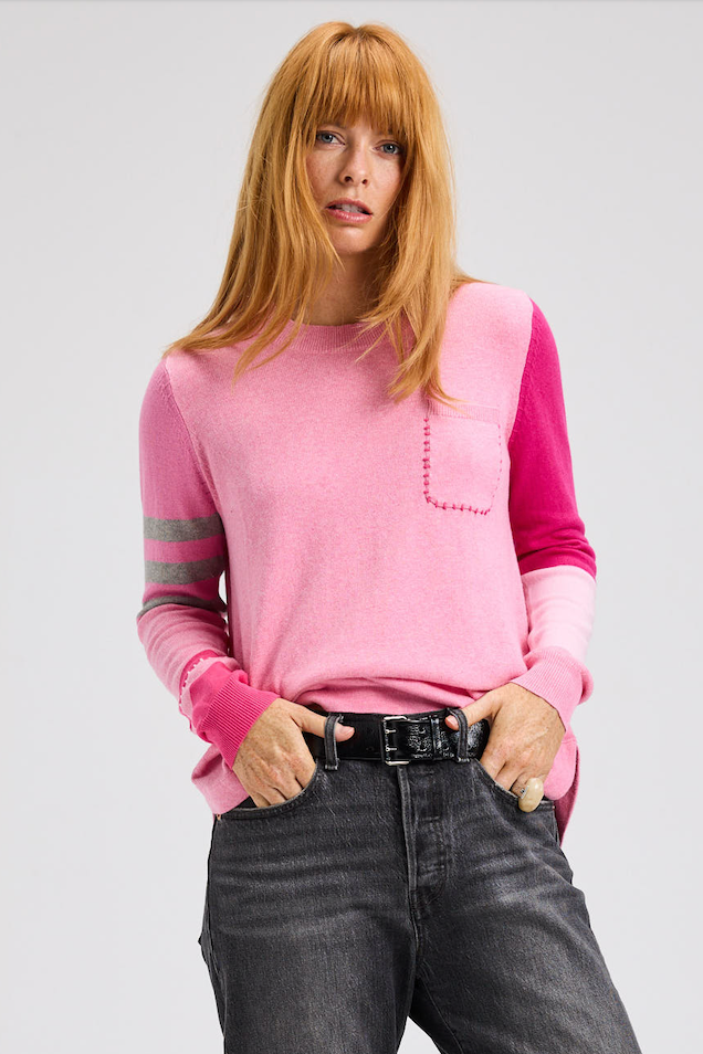 Zaket & Plover Spliced Sweater-NEW