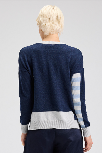 Zaket & Plover Handwork Stripe Sweater-NEW