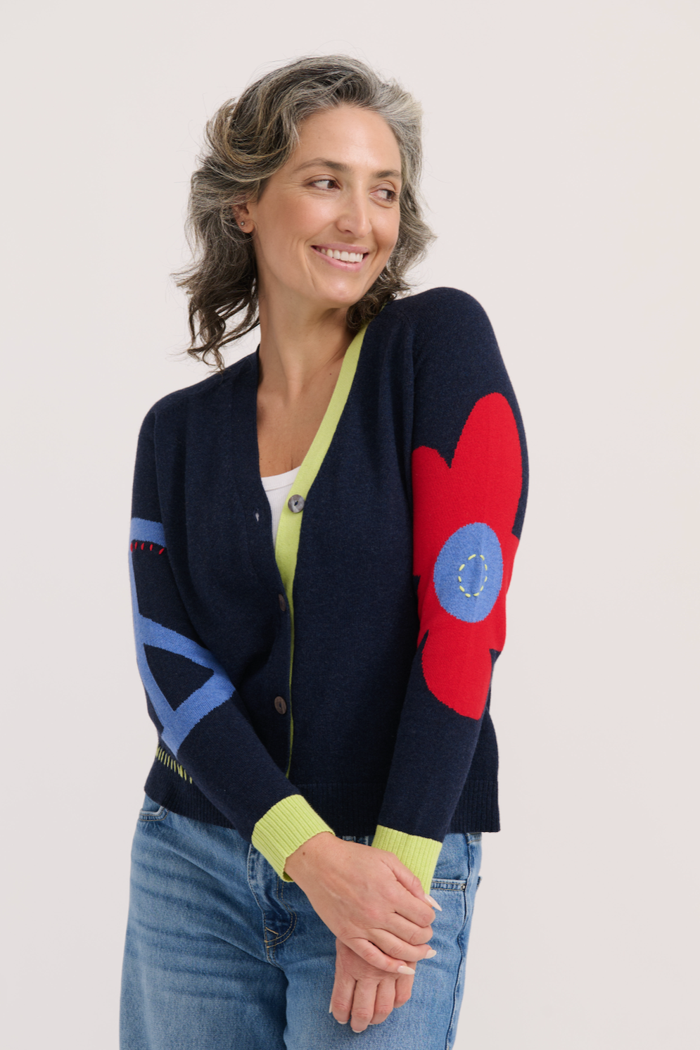 Zaket & Plover Peace Please Cardigan-NEW