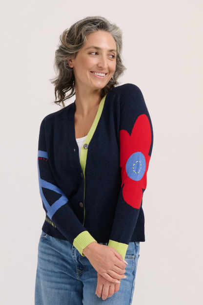 Zaket & Plover Peace Please Cardigan-NEW