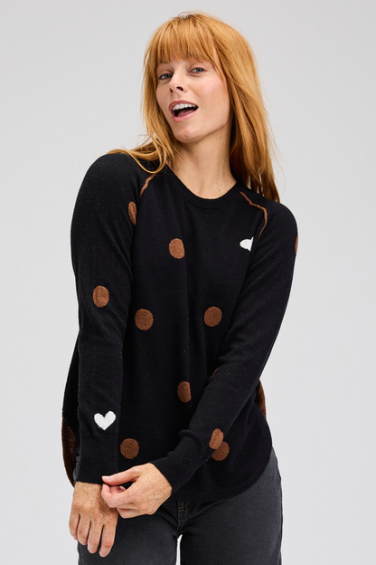 Zaket & Plover Spot The Love Sweater-NEW