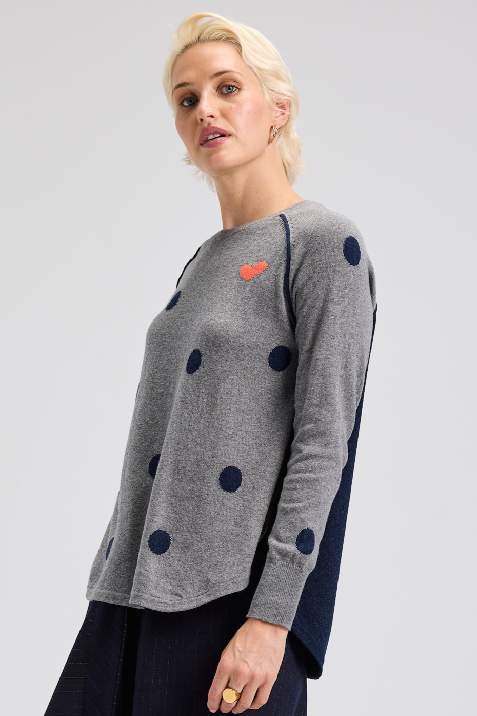 Zaket & Plover Spot The Love Sweater-NEW