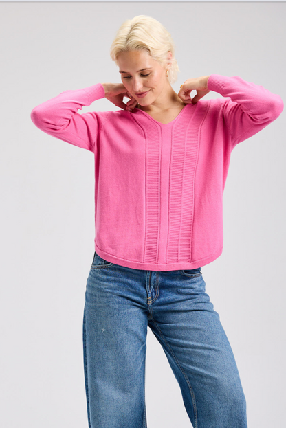 Zaket & Plover Soft V Neck Sweater-NEW