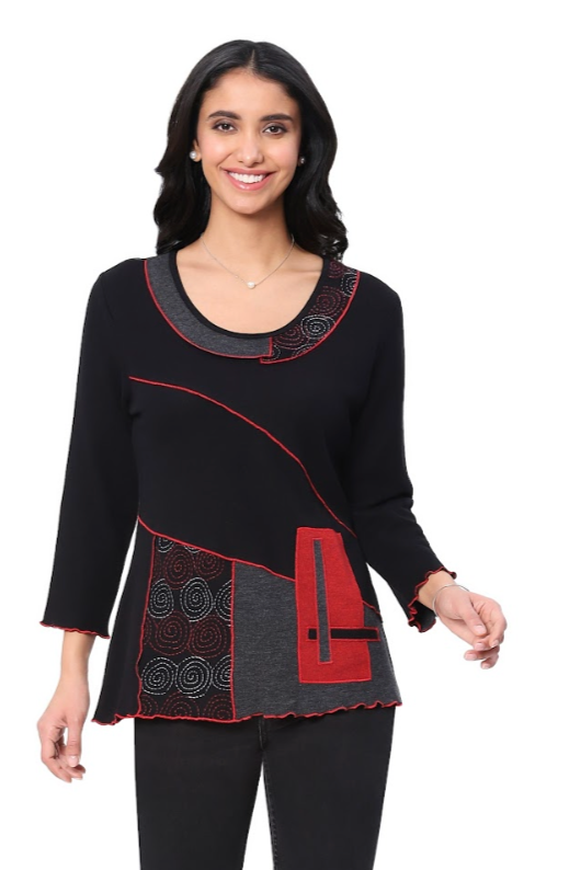 Parsley & Sage Rooney Fancy Top-NEW