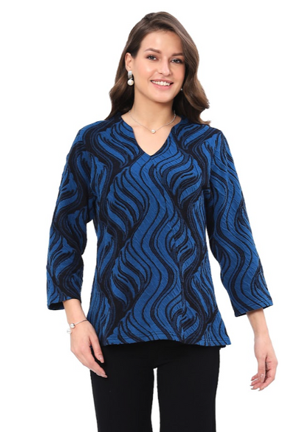 Parsley & Sage Paxton V-Neck Top-NEW