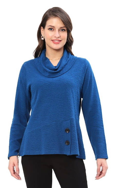 Parsley & Sage Wanda Cowl Neck