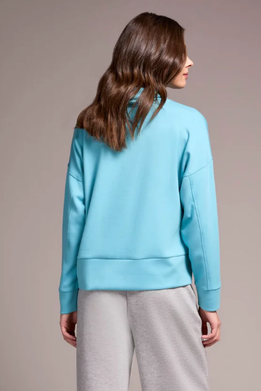Tribal Funnel Neck Top-NEW