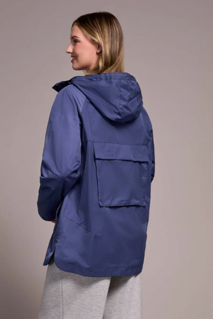 Tribal Water Repellent Lightweight Hooded Coat-NEW