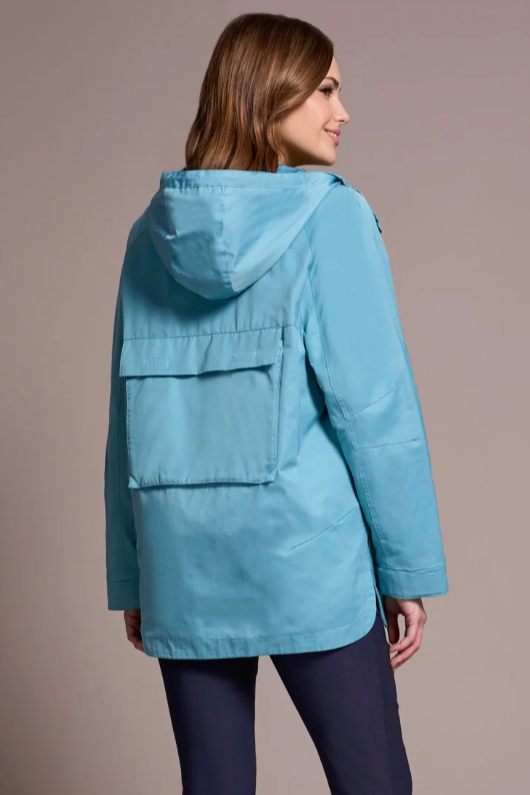Tribal Water Repellent Lightweight Hooded Coat-NEW