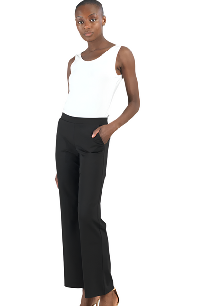 Clara SunWoo Straight Pull On Knit Pant-NEW STYLE