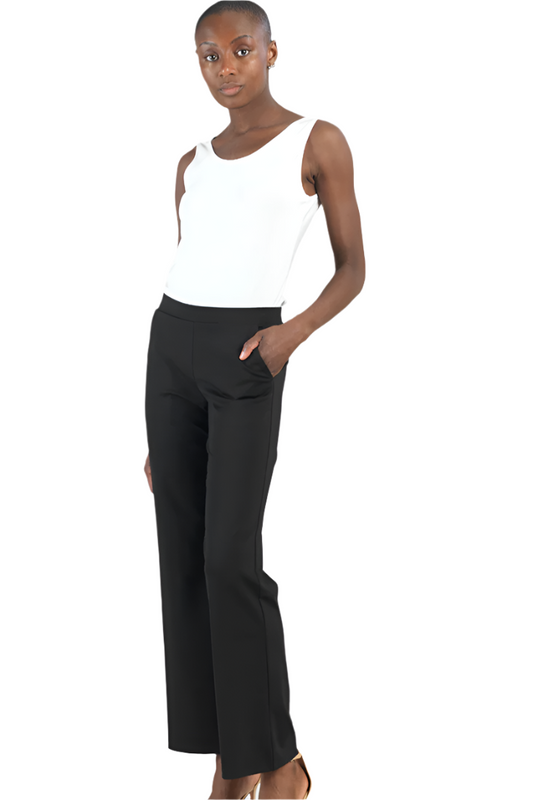 Clara SunWoo Straight Pull On Knit Pant-NEW STYLE
