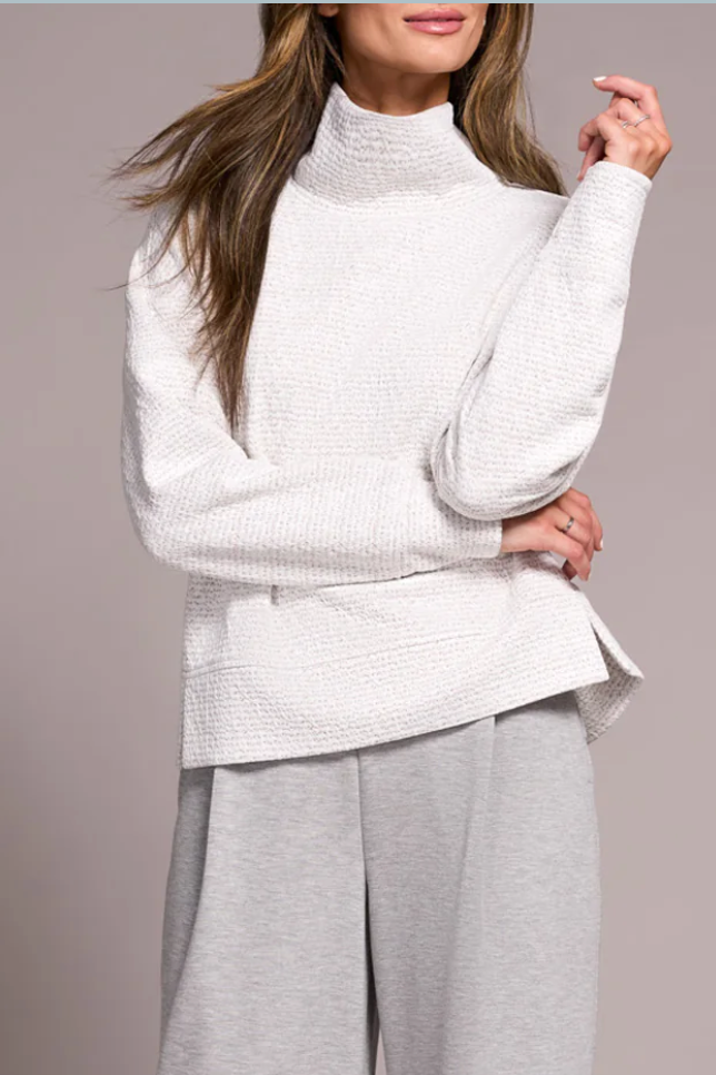 Tribal Funnel Neck Top-NEW