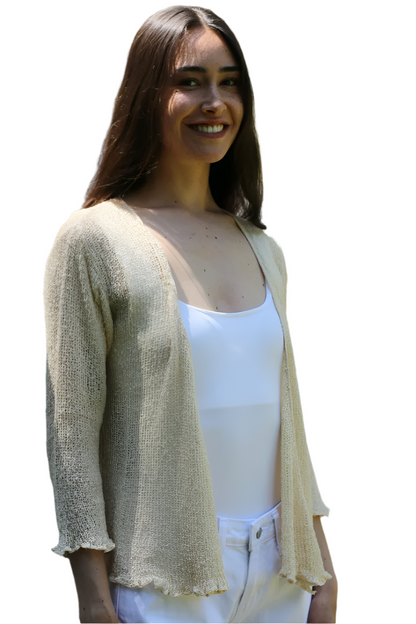 Island Tribes Double Knit Shrug-RESTOCKED