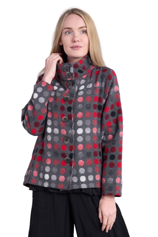 Shana Dot Button Jacket-NEW