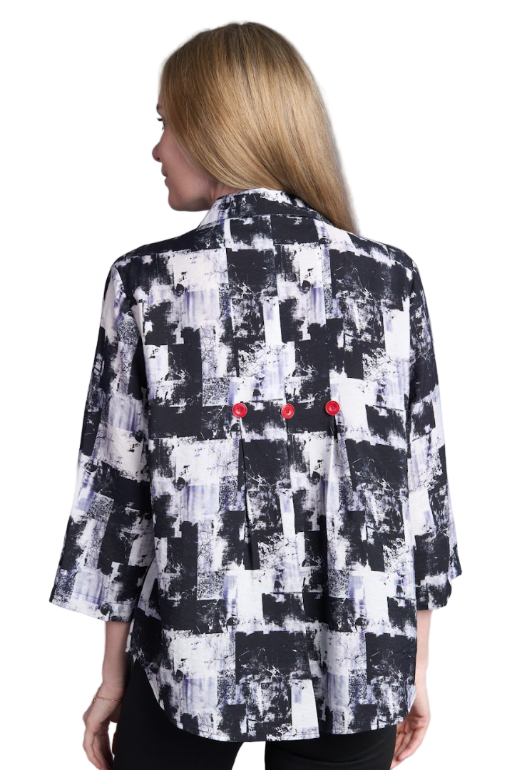 Shana Button Back Short Shirt