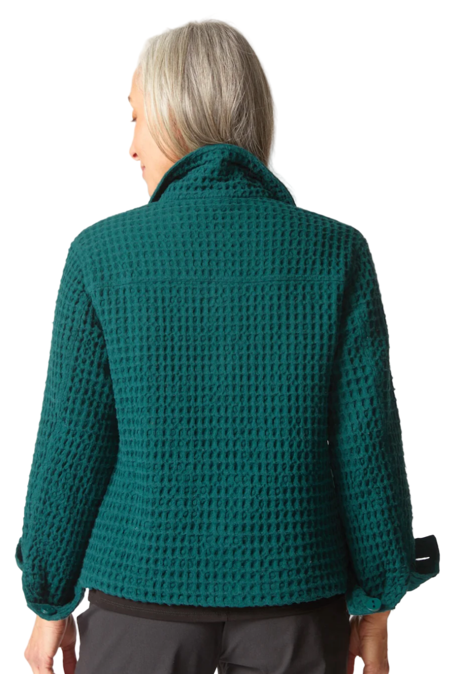 Habitat Washed Honeycomb Shacket-NEW