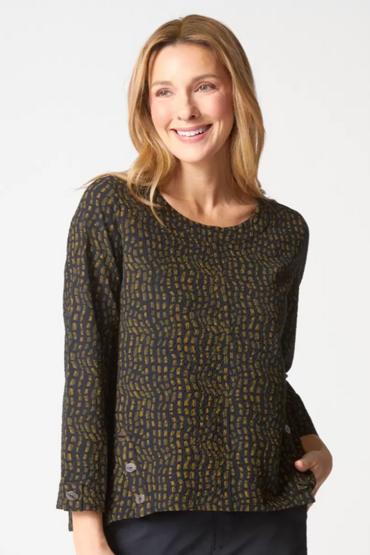 Habitat Crinkle Crepe Pullover-NEW