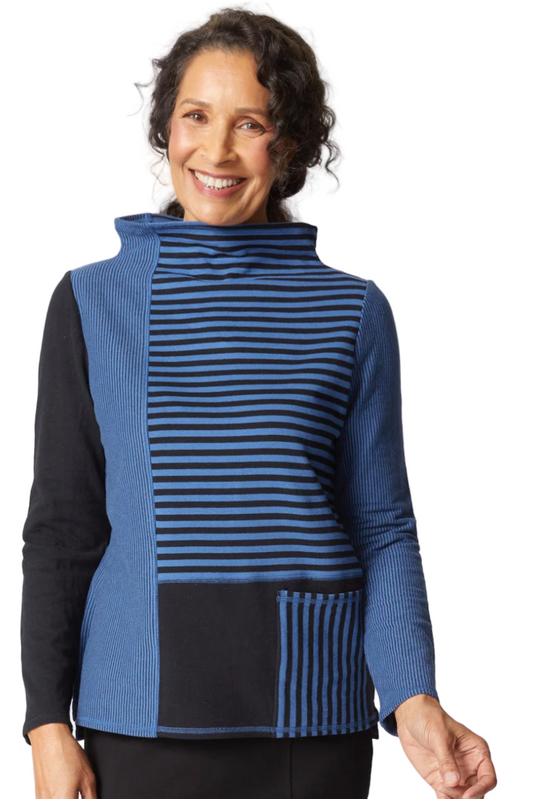 Habitat Double Face Stripes Pullover-NEW
