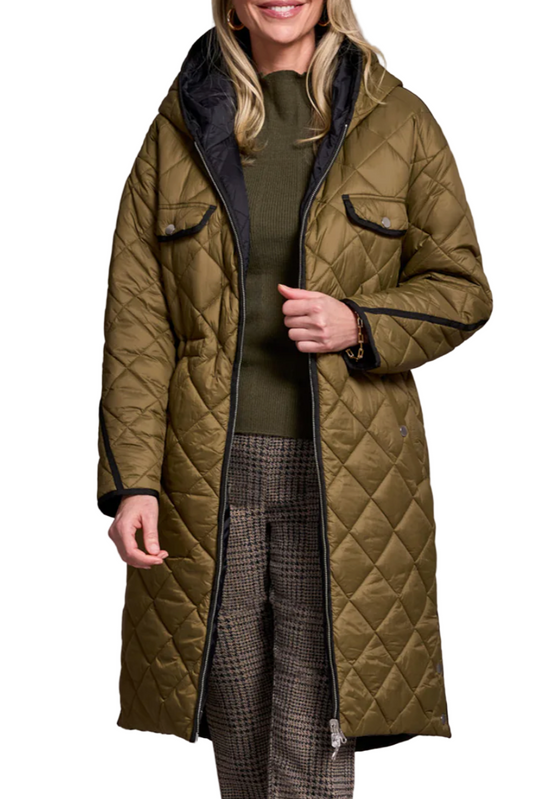 Tribal Reversible Puffer Coat