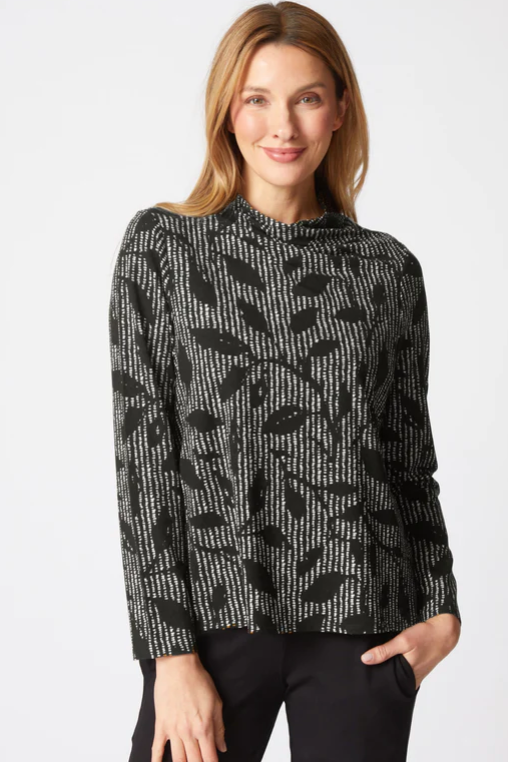 Habitat Core Travel Canopy Wrap Neck Top-NEW!