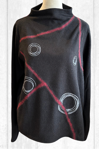 Trisha Tyler Funnel Neck Sweater-NEW