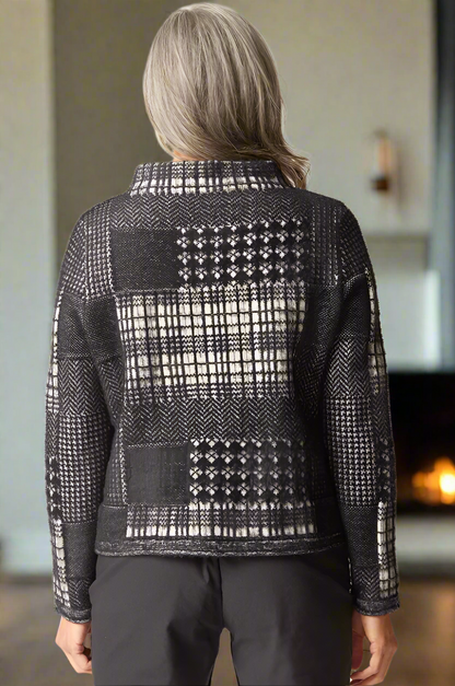 Habitat Plaid Patchwork Pullover-NEW