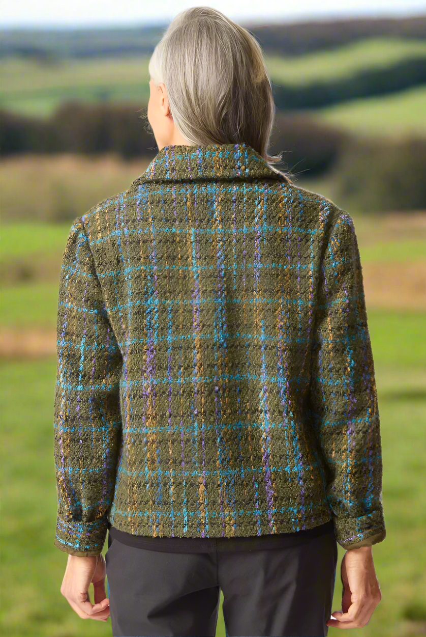 Habitat Confetti Plaid Shacket-NEW